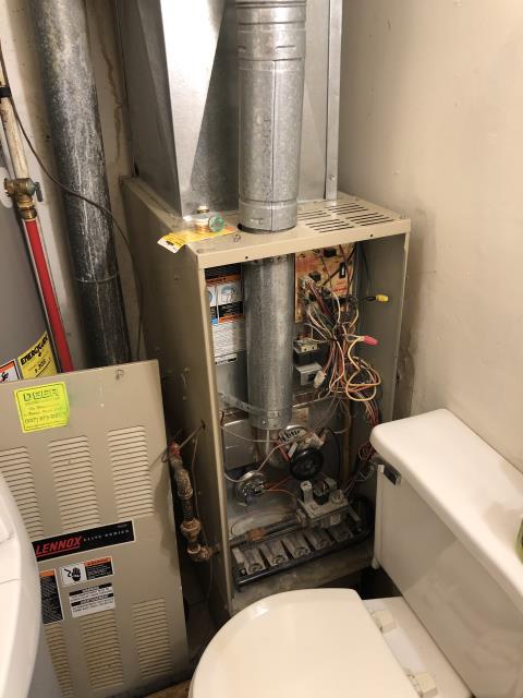 Xenia, OH - Original call was for a furnace tuneup however upon arrival customer advised that the system was not working. Turn unit on it stat inducer motor came on and continuously ran system never ignited. Cleared inducer motor port along with the port on the pressure switch resecured pressures switch housing and restarted system. The 2004 Lennox System is now operational and working properly cycled system on and off several times with no issues
Xenia, OH - Original call was for a furnace tuneup however upon arrival customer advised that the system was not working. Turn unit on it stat inducer motor came on and continuously ran system never ignited. Cleared inducer motor port along with the port on the pressure switch resecured pressures switch housing and restarted system. The 2004 Lennox System is now operational and working properly cycled system on and off several times with no issues
