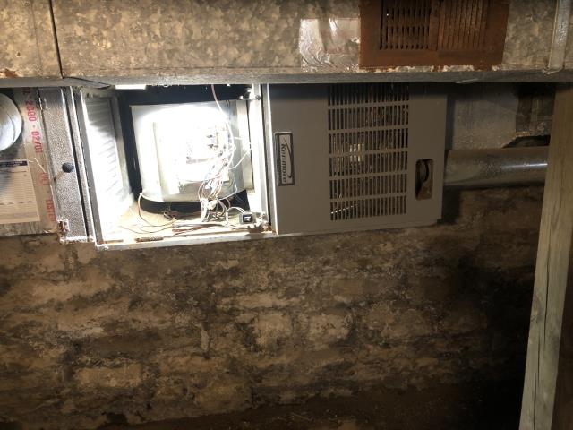 I completed a diagnostic service call on a Kenmore gas furnace. I determined that the unit was in need of a new capacitor and blower motor. I went over the options with the customer.