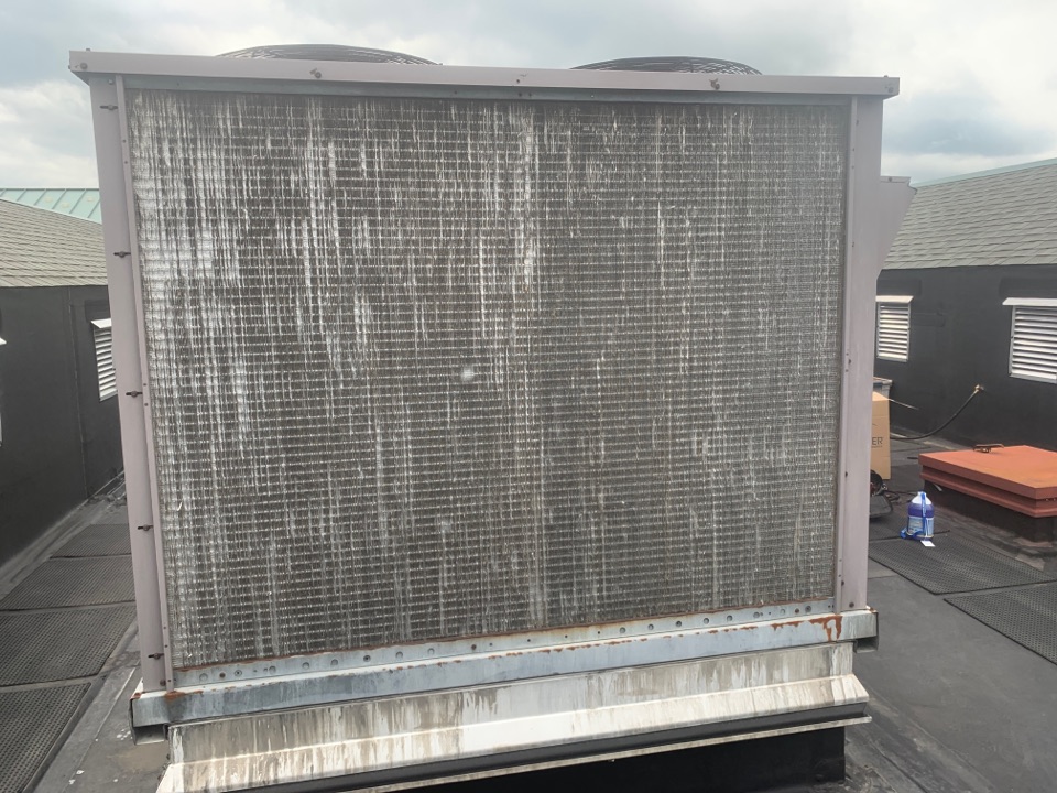 Rooftop maintenance at cross valley FCU  