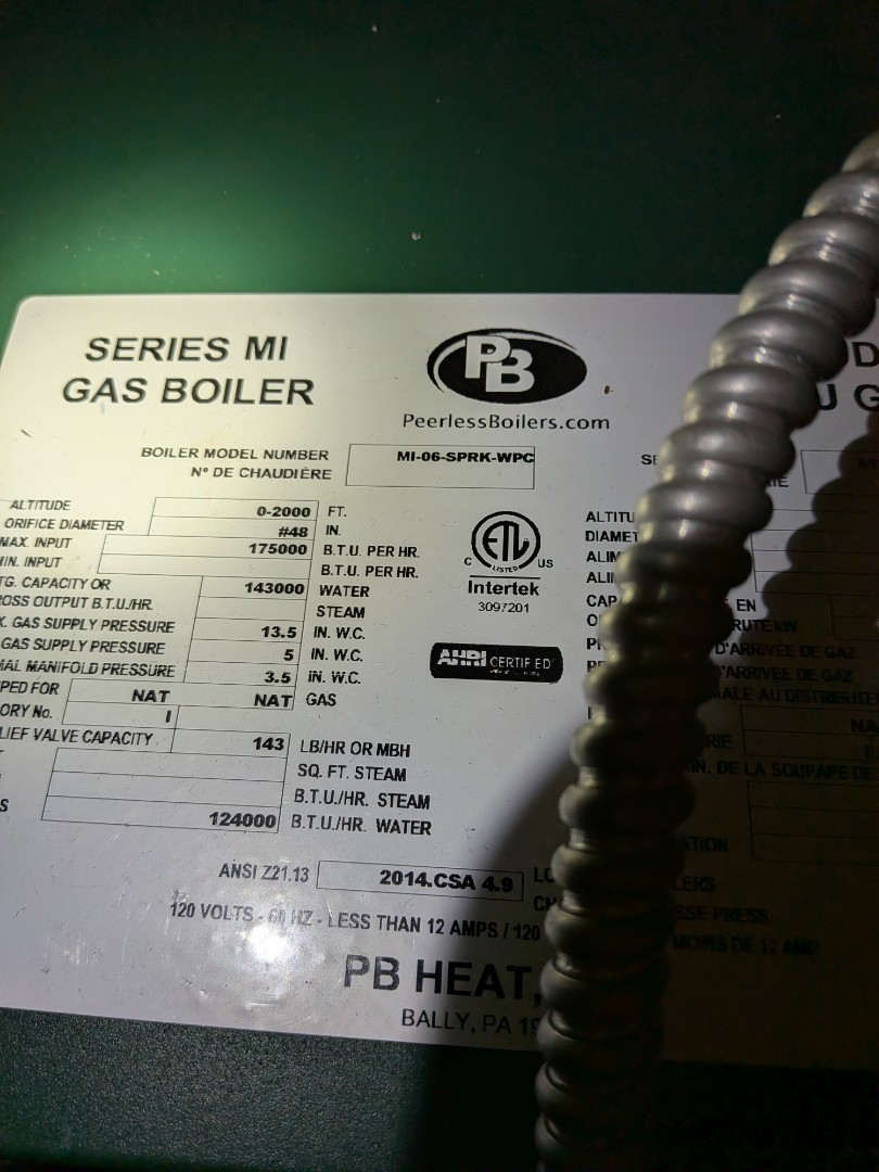 routine hot water boiler service 