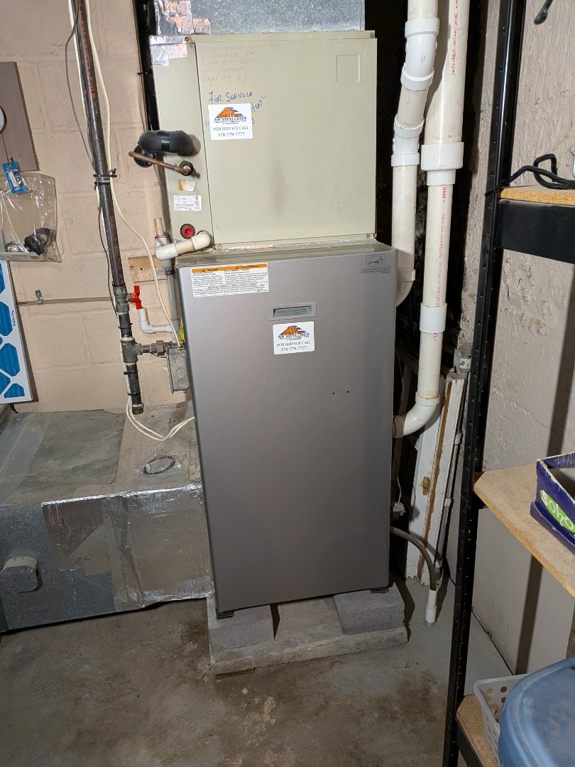 Routine service on gas furnace and ductless unit.