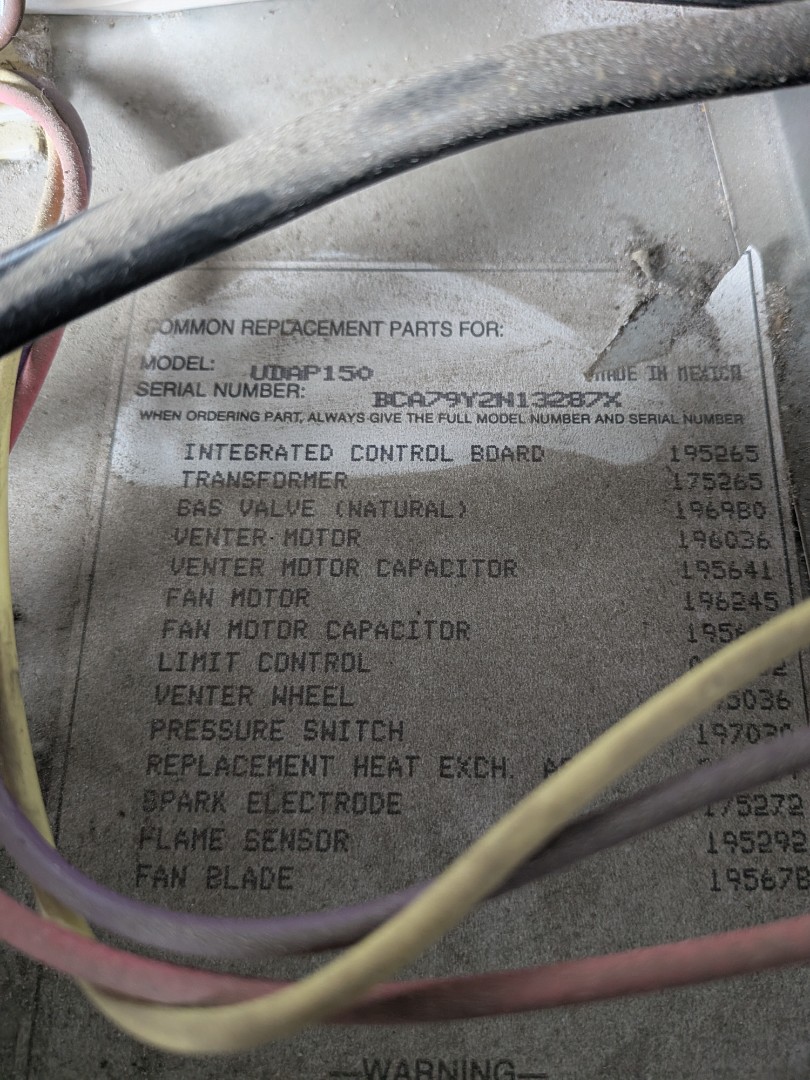 Heating service- Replacement of flame sensor on Gas Reznor heater