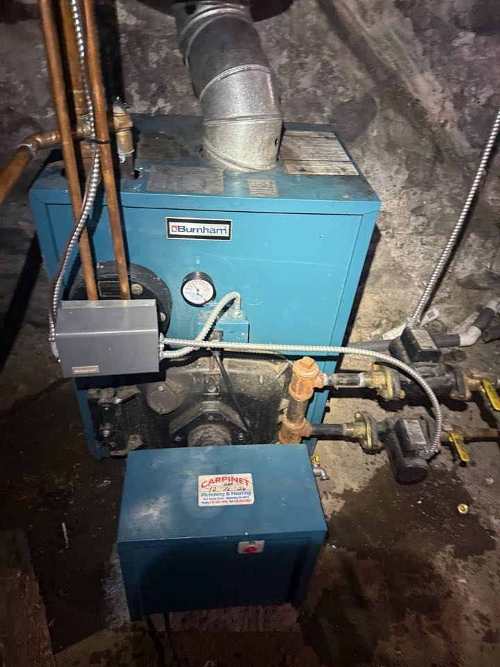 Burnham Oil Hot Water Boiler Service