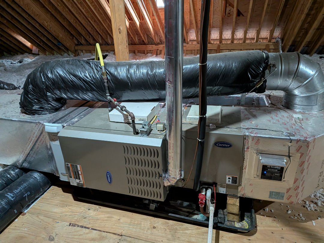 Heating service- Routine maintenance on 2 gas carrier furnaces.