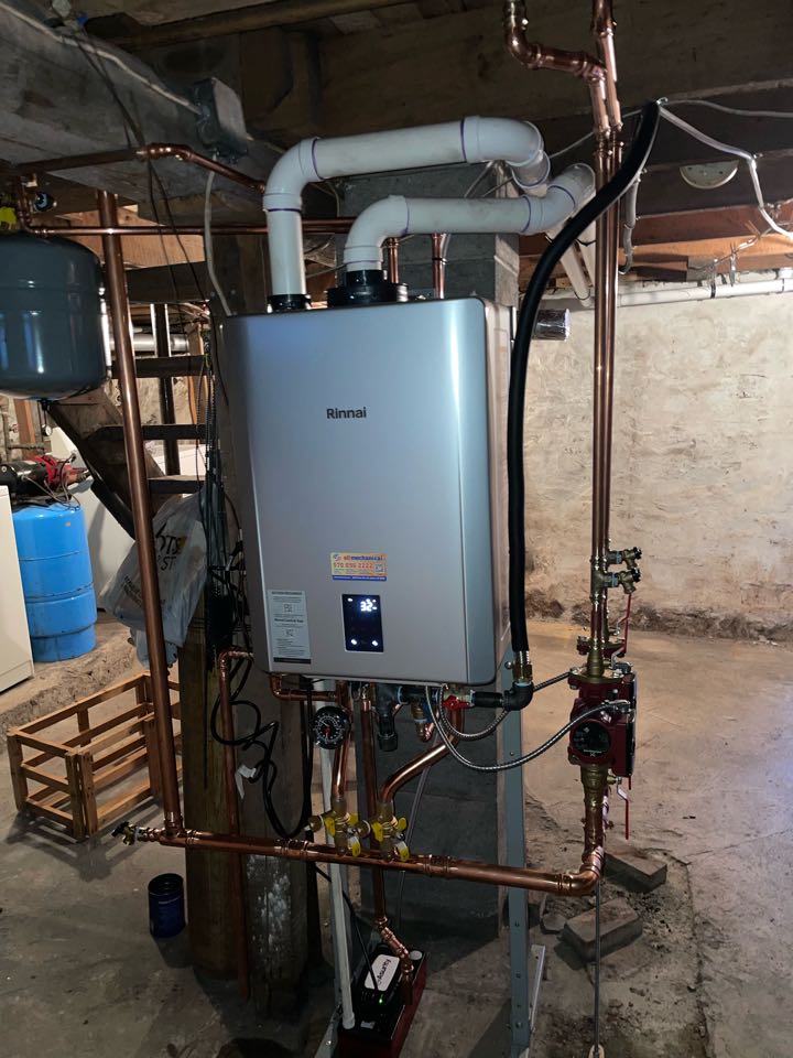 Rinnai Combi boiler install.