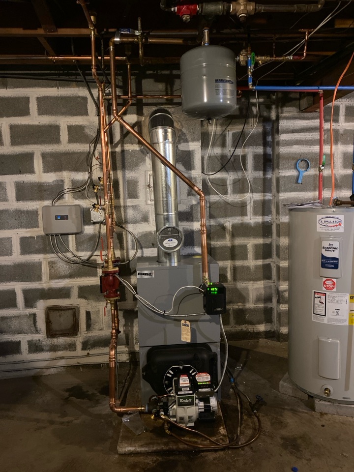 Pennco oil fired cast iron boiler 