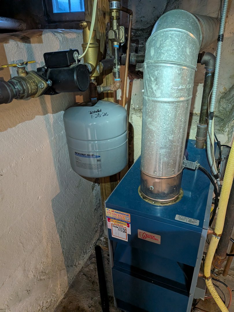 Heating service- Heat not working properly on Utica gas boiler.