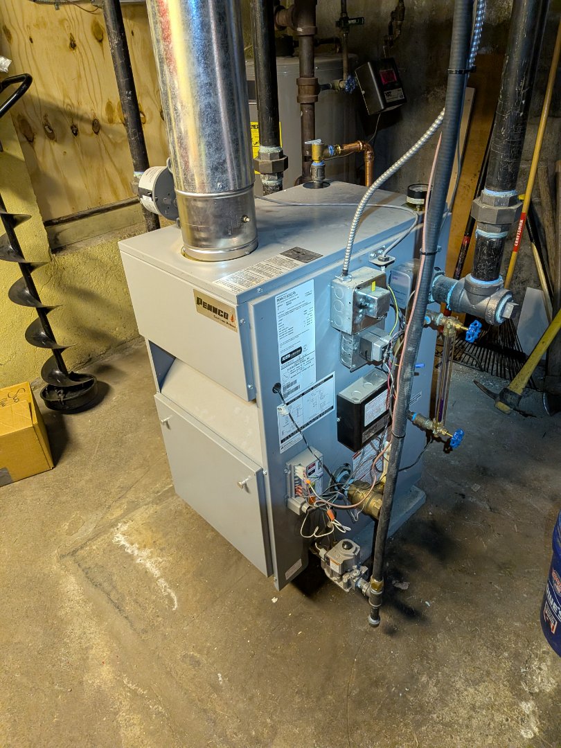 Heating service- Routine maintenance on gas boiler