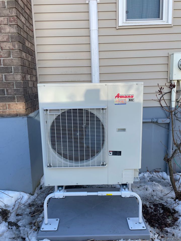 Amana s series communicating heat pump and air handler install