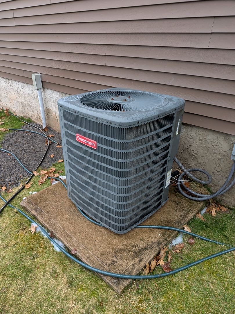 Heating service- routine maintenance on goodman gas furnace and Rinnai water heater. routine maintenance on goodman ac system 