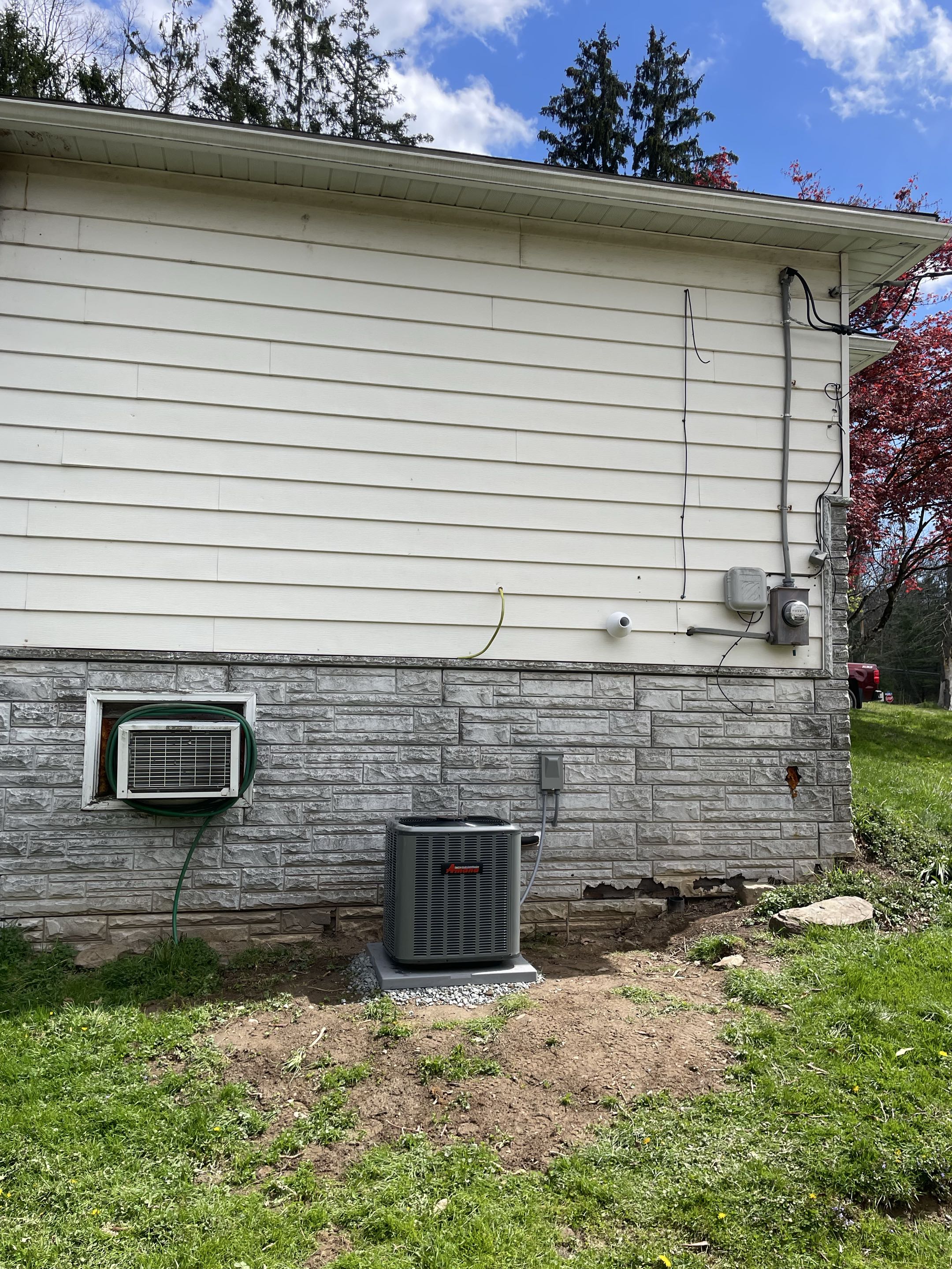 Amana heating and air conditioning furnace and ac install
