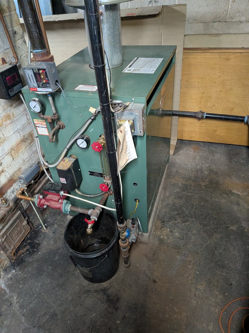 heating service- Routine maintenance on gas boiler and water heater 