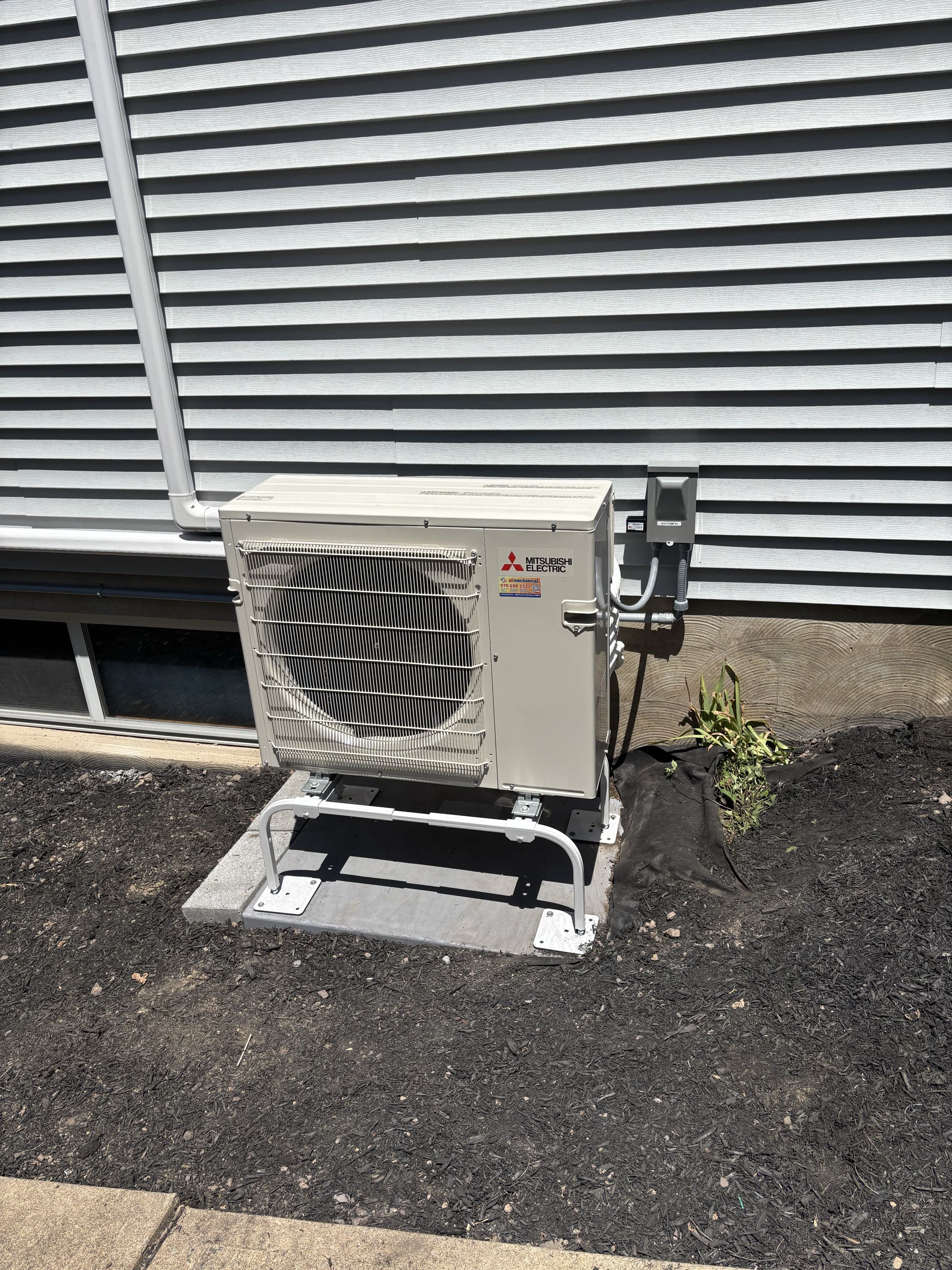 Mitsubishi Electric two 3 zones ductless install.