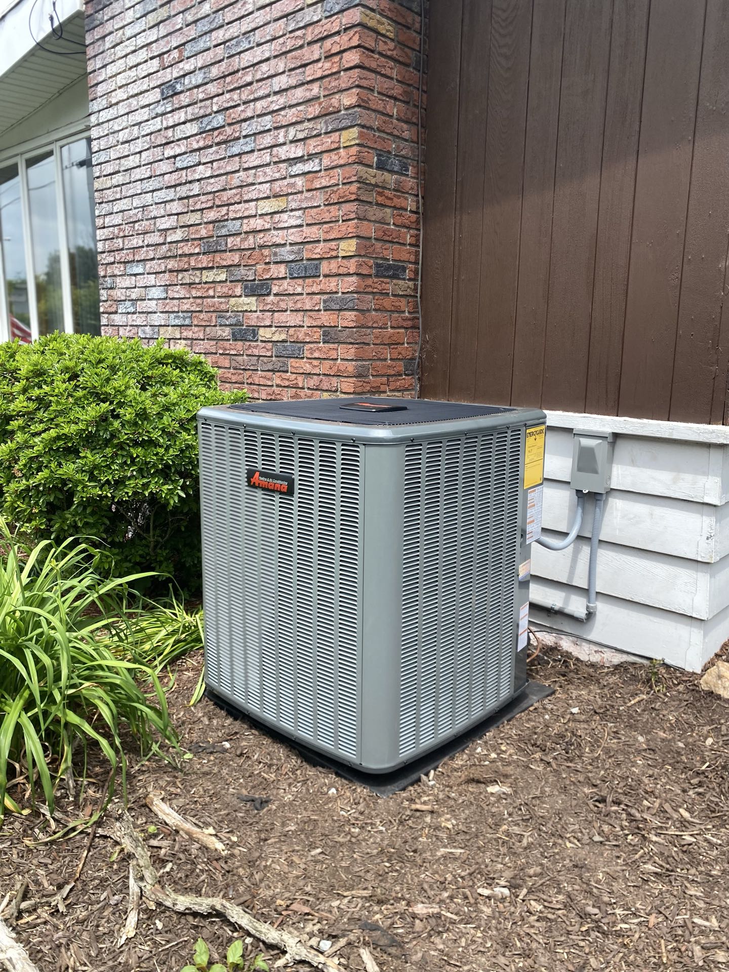 Amana gas fired forced hot air and A/C coil replacement 