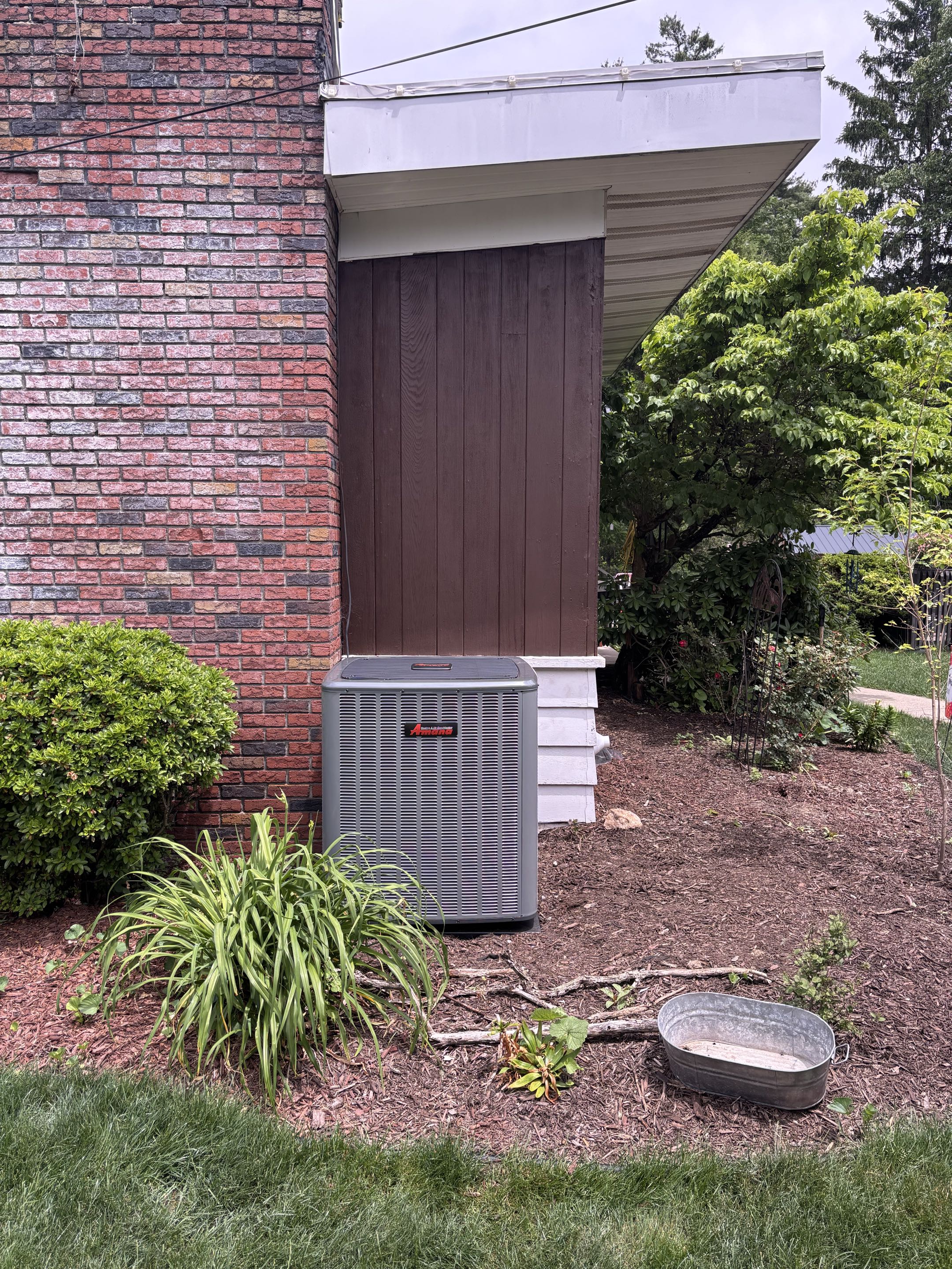 Amana heating & air conditioning furnace and ac install