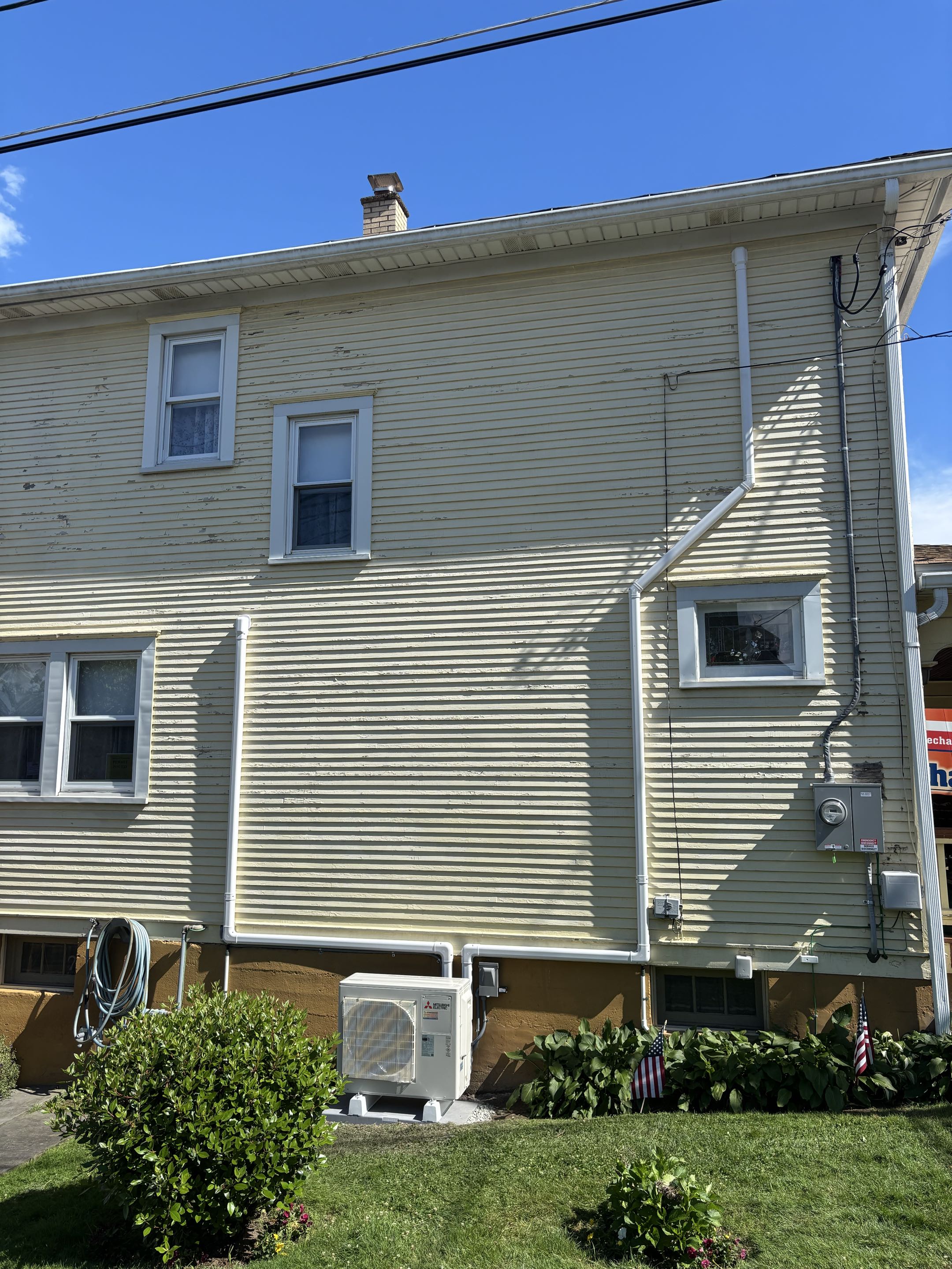 Mitsubishi Electric three zone & two zone ductless install.