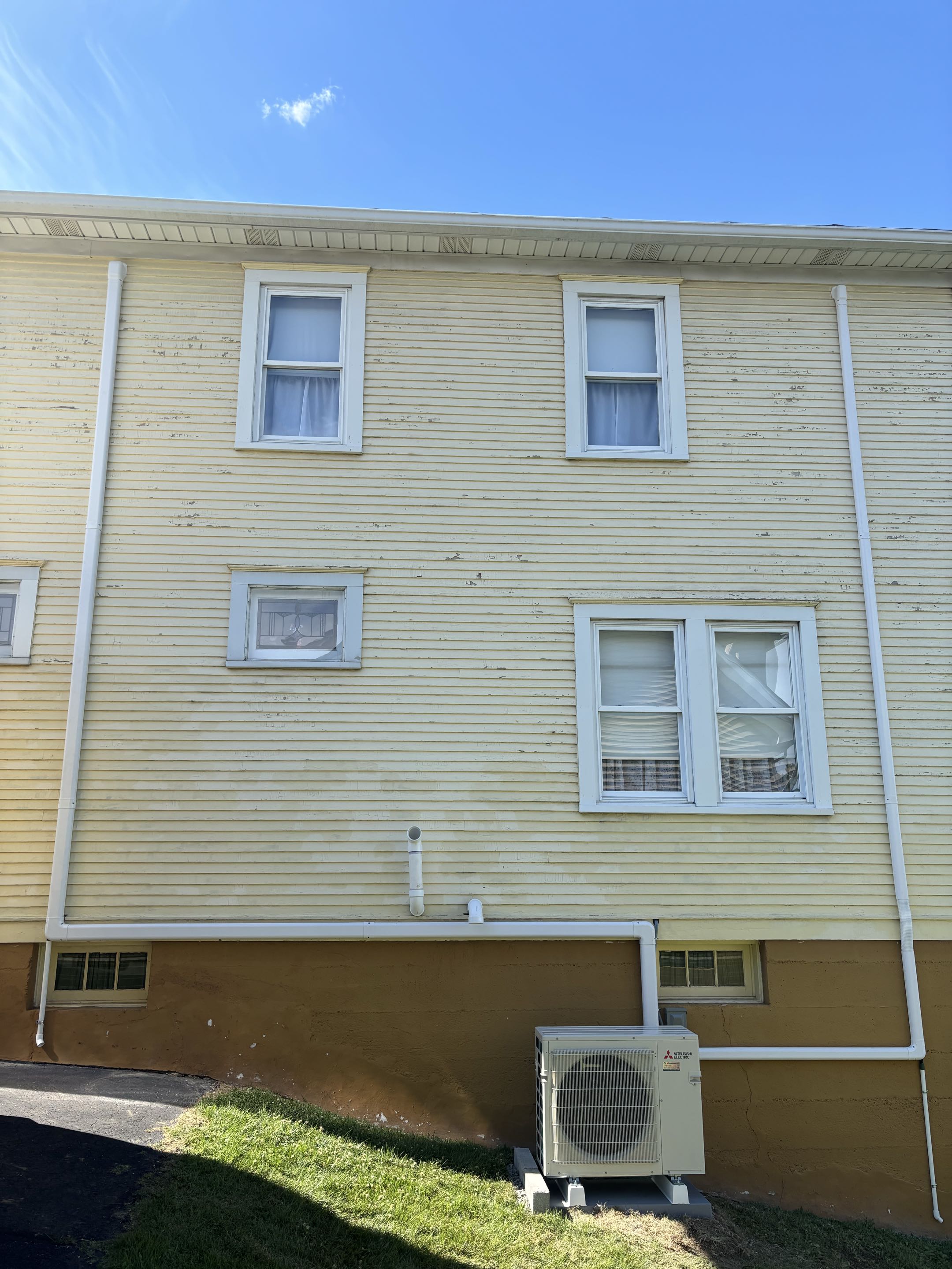 Mitsubishi Electric three zone & two zone ductless install.