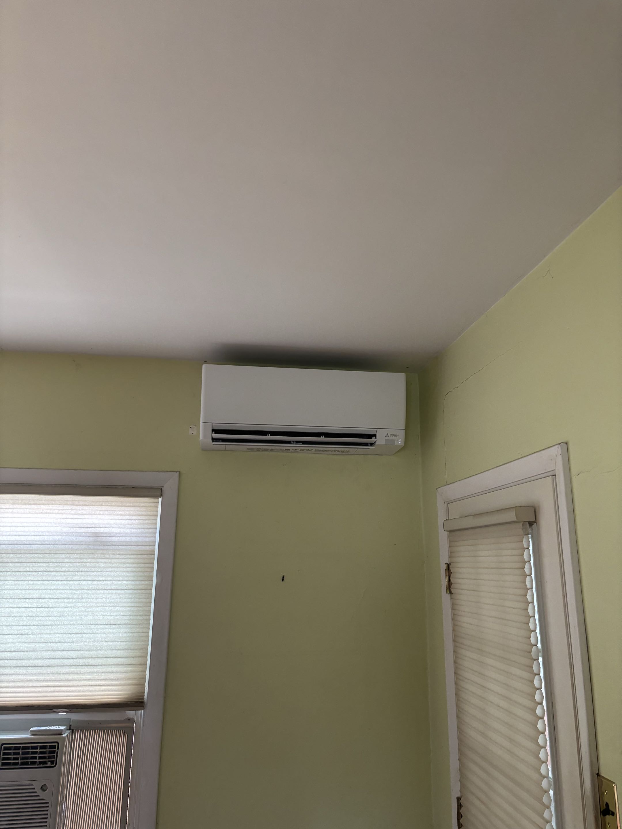 Mitsubishi Electric single zone ductless install. 