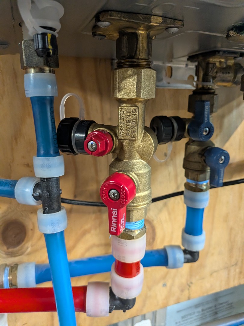 Heating service- Repair of Rinnai tankless water heater.