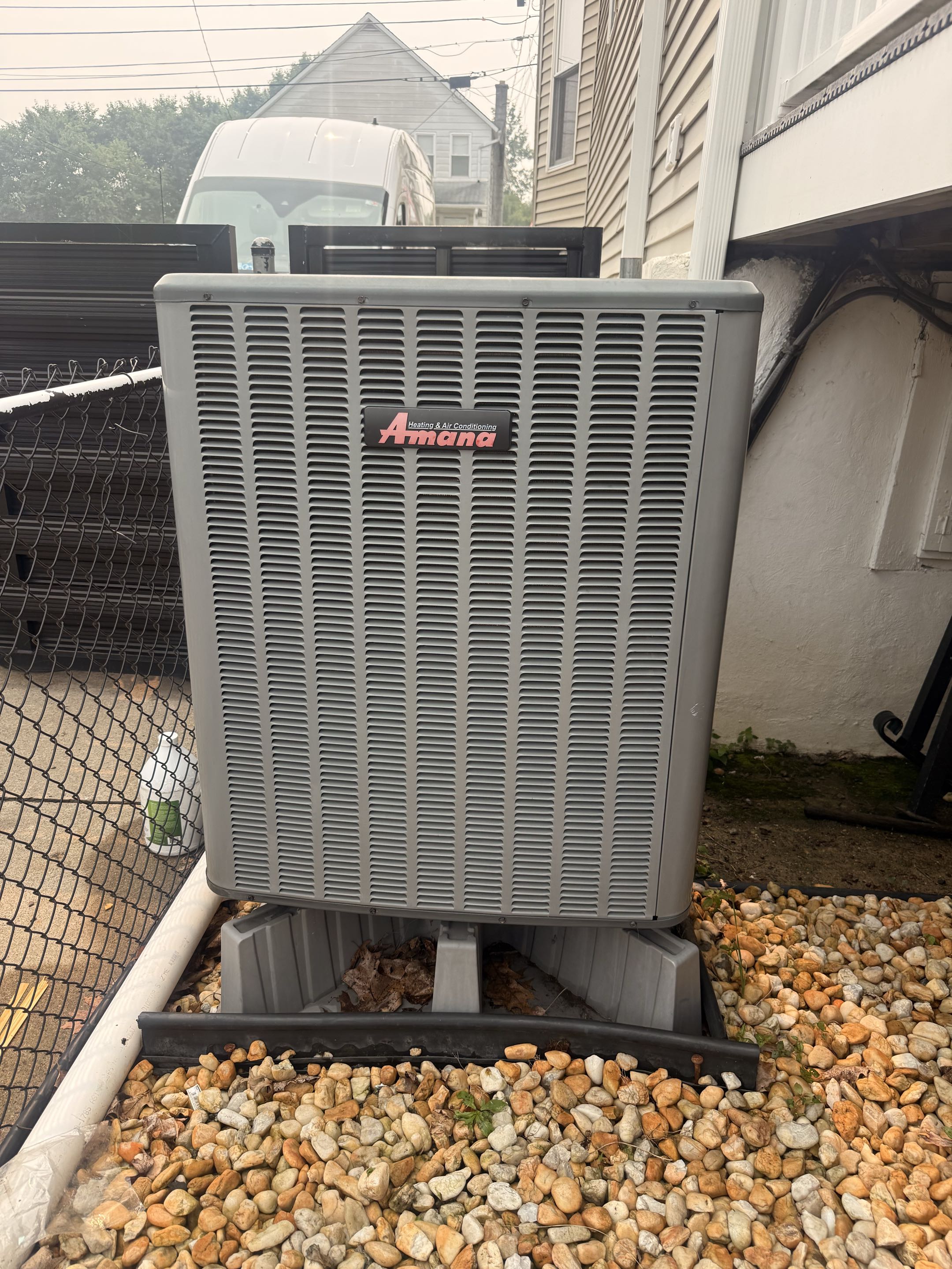 Routine maintenance on Amana Heat Pump & Mitsubishi Ductless mini split units 