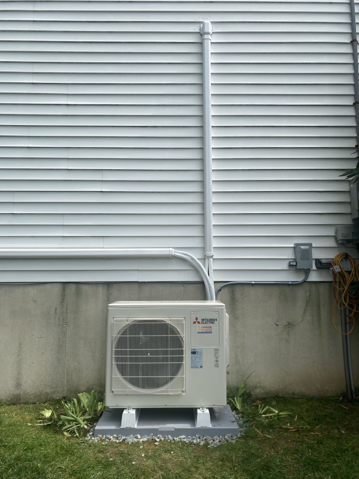 Mitsubishi electric single zone and 2 zone ductless replacement 
