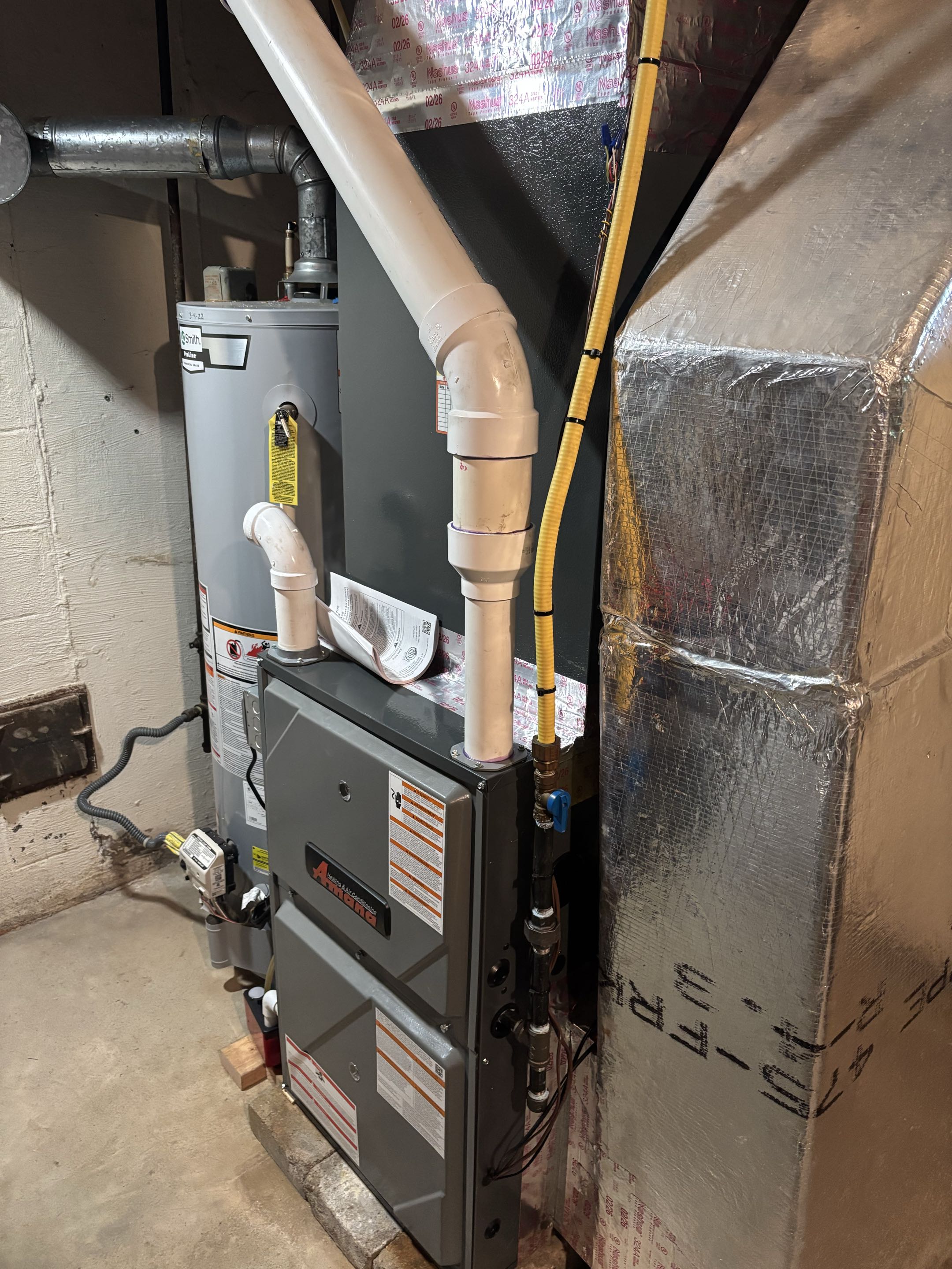 Amana heating & cooling furnace and ac replacement