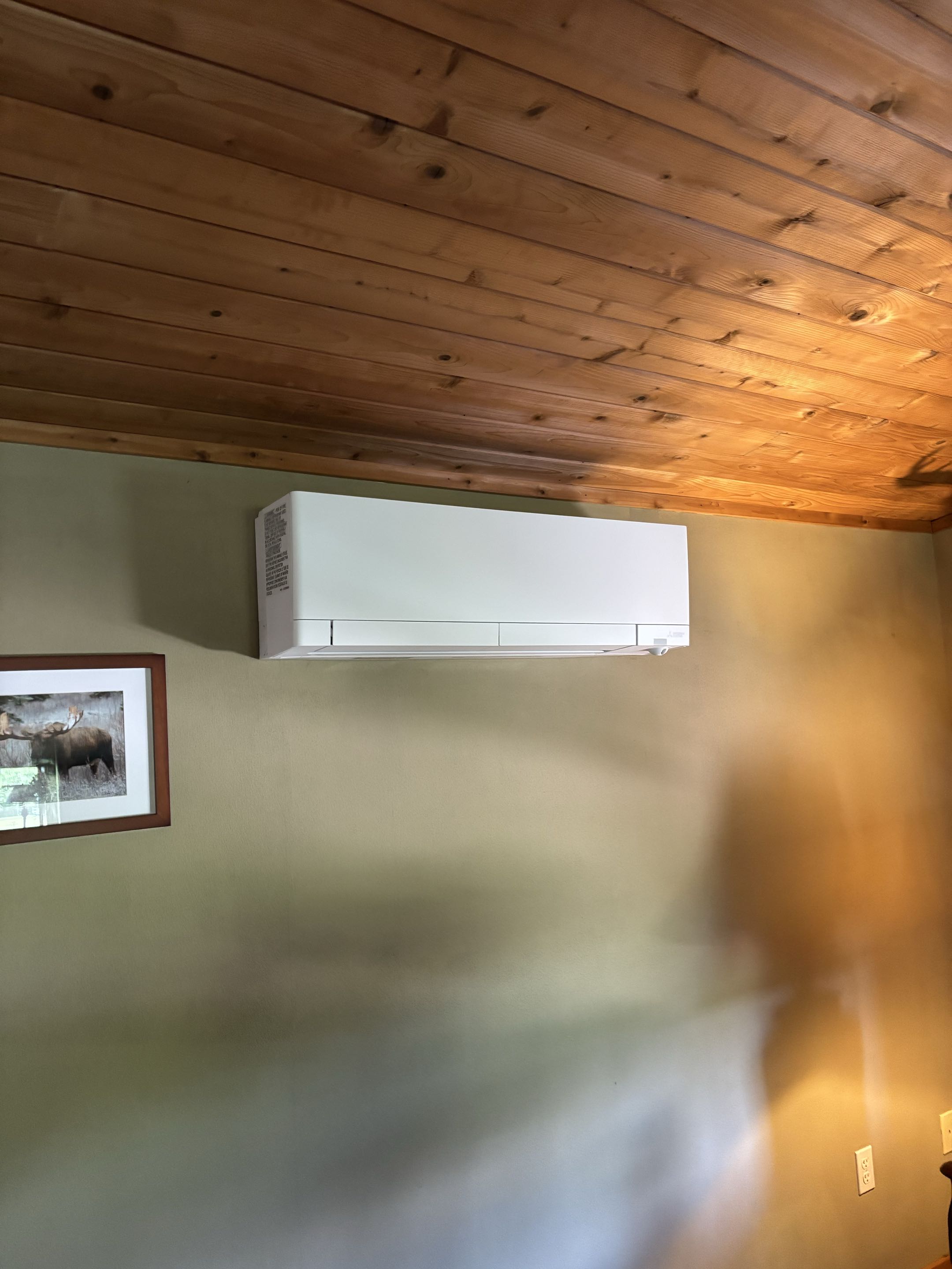 Mitsubishi Electric single zone ductless install. 