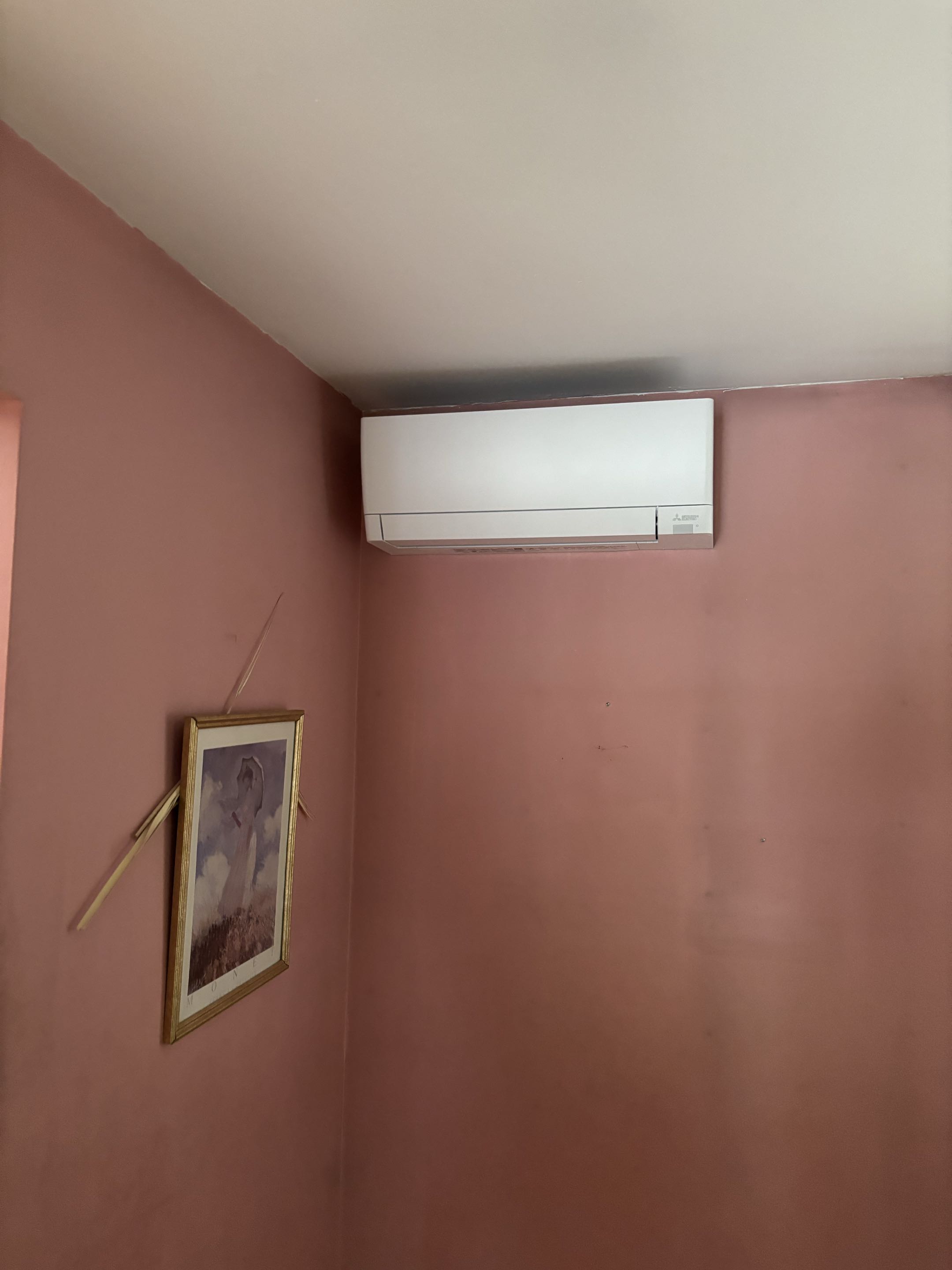 Mitsubishi Electric single zone ductless install. 