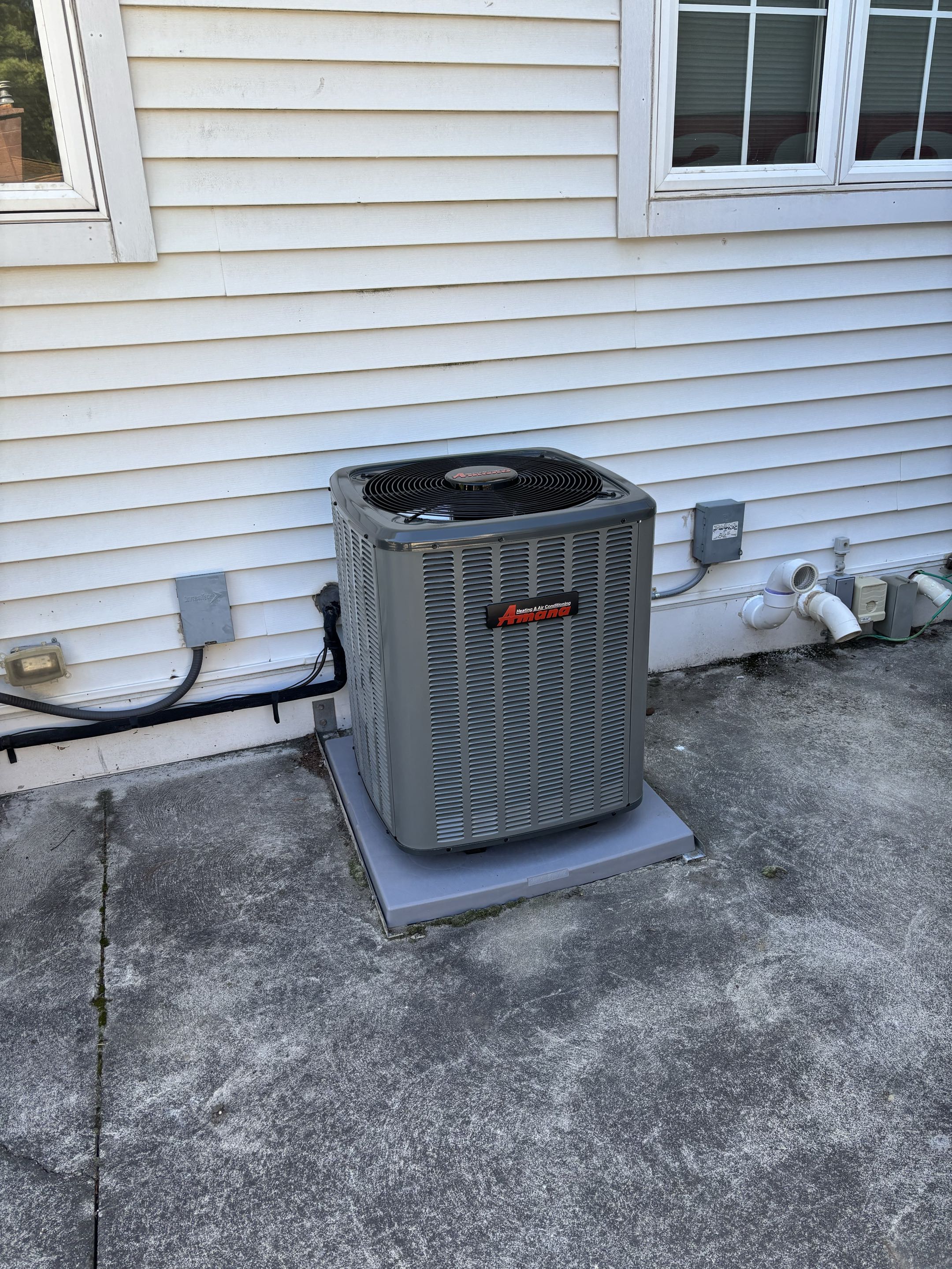 Amana Heating & Cooling furnace and AC replacement. 