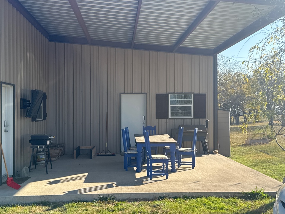 The before of the new outdoor kitchen and hangout space that will be done here for Christmas.  Remuda Estates has some of the most amazing views in DFW. 