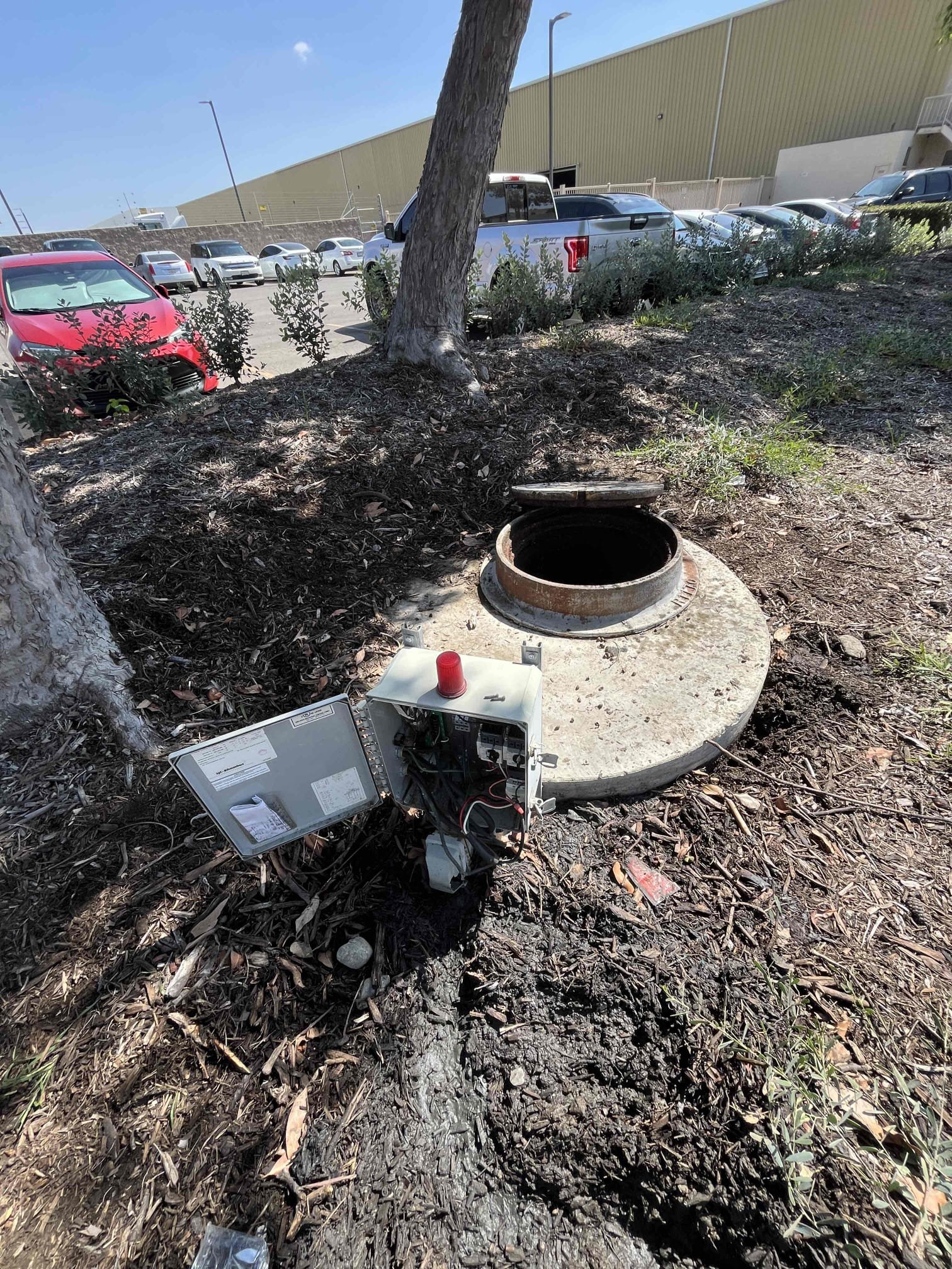 Attempted to clear clog via snaking from outside clesnouts. Was able to get the line opened and slowly draining. Ran camera and found large amounts of sludge and debris build up. Recommend performing 
Hydrojetting to clear out line.


Performed hydrojetting to clear debris in line and followed up with camera inspection. Exisiring sewer main appeared to be 6” SDR piping which was in good  shape and didn’t see any issues. After further inspection we found that customer had a sewage pump station in planter bed near street. The two pumps for this system were not working properly. One pump would not turn on and the other  kept “tripping” and shutting off. This can be a cause of several things such as, electrical issues, pump beginning to fail of debris clogging the pump filter and leading it to over heat and shut off. Explained to customer that they will continue to have sewage issues until both of these pumps get addressed.
  Recommended pumping out all water/ sewage and debris out of catc