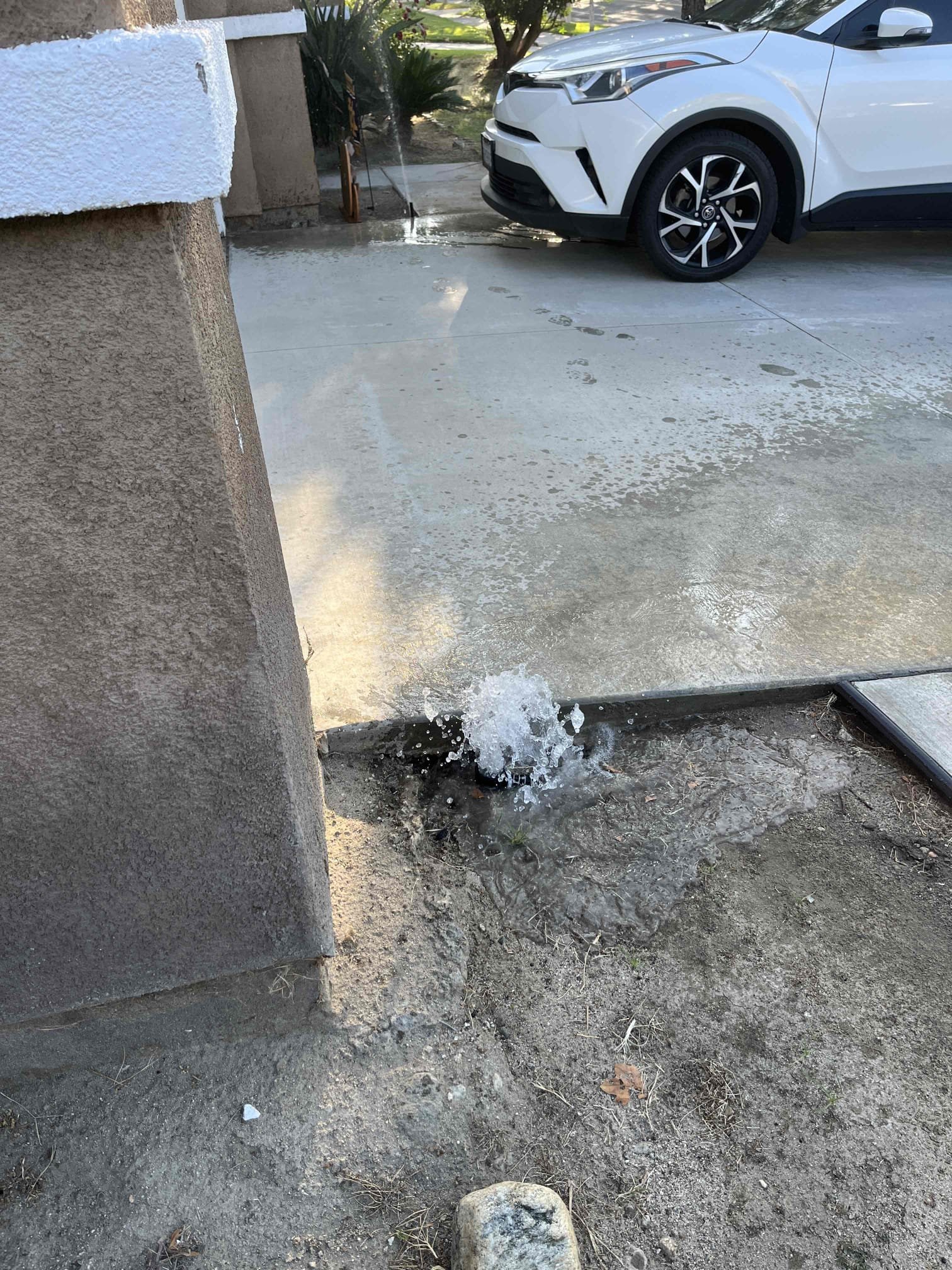 Performed inspection of system and could not identify any active leaks. Inspected meter in front yard to see if meter was spinning. Meter was not moving indicating no active leak or water usage. All toilets and faucets appeared to be shutting off all the way. Followed by inspecting irrigation system and found That customer has a broken sprinkler head that was allowing large amounts of water to run down the driveway. This sprinkler head could be contributing to the high water bill. Recommend having landscaper replace with new sprinkler head.  Performed inspection of system and could not identify any active leaks. Inspected meter in front yard to see if meter was spinning. Meter was not moving indicating no active leak or water usage. All toilets and faucets appeared to be shutting off all the way. Followed by inspecting irrigation system and found That customer has a broken sprinkler head that was allowing large amounts of water to run down the driveway. This sprinkler head could be contributing to the high water bill. Recommend having landscaper replace with new sprinkler head.