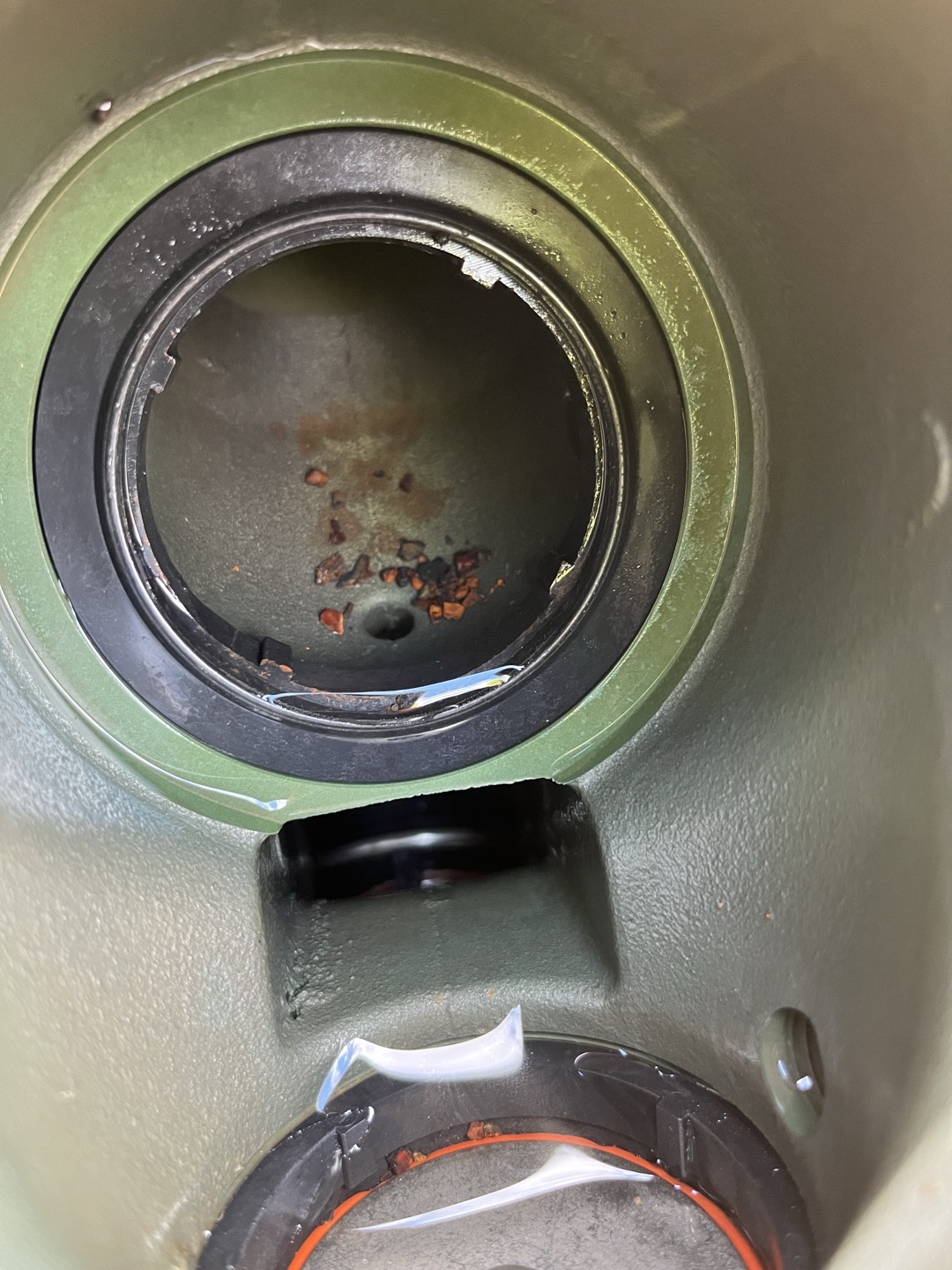 Customer complained of backflow leaking from bottom. Shut water off to building and proceeded to disassemble backflow. Upon inspection I found large amounts of debris in system which I believe was leading to the leaking. Flushed out backflow and removed debris as best as possible. Re assembled and turned water back on. Once water was turned back on I no longer saw any leaking from backflow  Customer complained of backflow leaking from bottom. Shut water off to building and proceeded to disassemble backflow. Upon inspection I found large amounts of debris in system which I believe was leading to the leaking. Flushed out backflow and removed debris as best as possible. Re assembled and turned water back on. Once water was turned back on I no longer saw any leaking from backflow