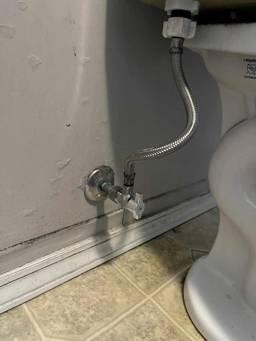 Replaced shut off valve for toilet as well as fill valve. Toilet was located at office near main entrance  Replaced shut off valve for toilet as well as fill valve. Toilet was located at office near main entrance