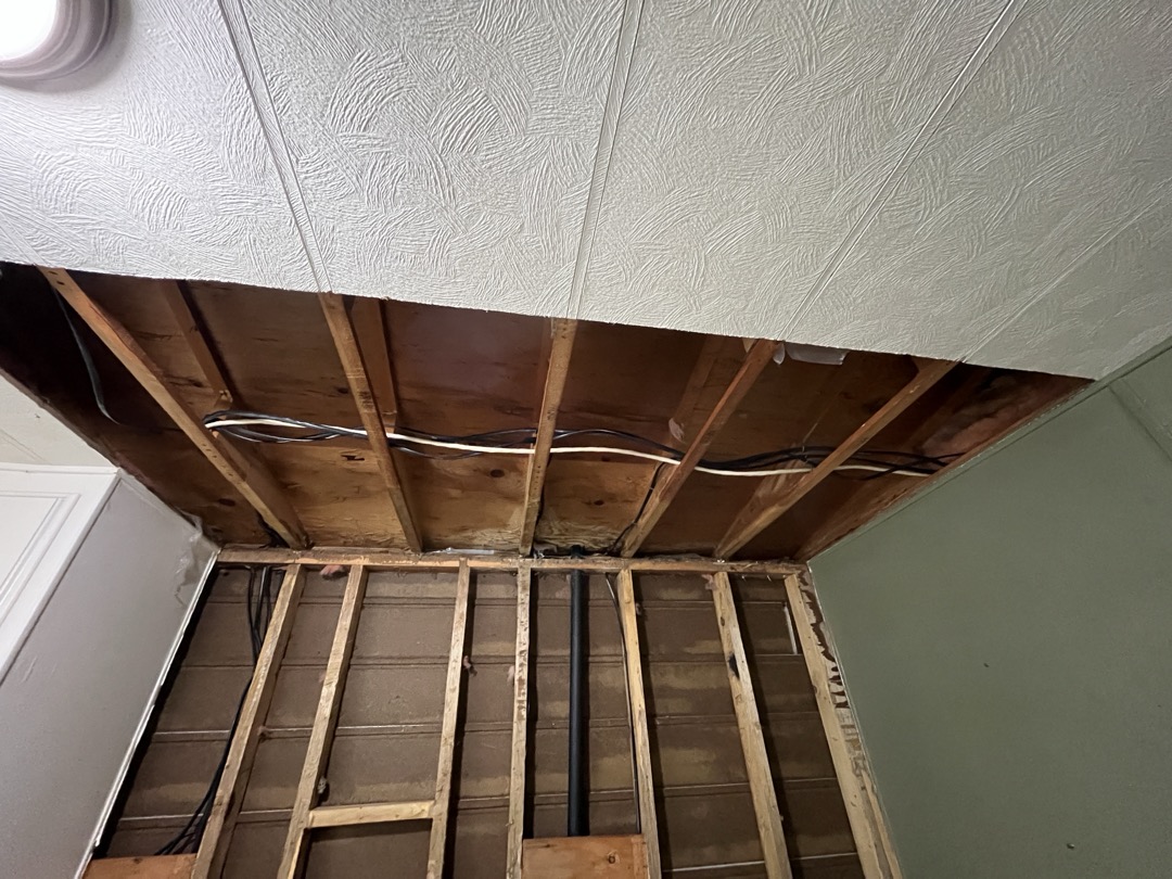 Customer wishes to have estimate for mold remediation in matser bathroom 

Performed mold remediation to matser bathroom. Demoed wall and ceiling above bathroom vanity and found mold on walls and plywood under roof. Also found mold to subfloor by bathtub. Removed flooring as needed and did a complete fogging and treatment to master bathroom. Explained if customer still experiences affects of mold the next steps would be to remove the rest of the flooring, walls and bathtub and perform further mitigation. 

We also completed a full house disinfecting 