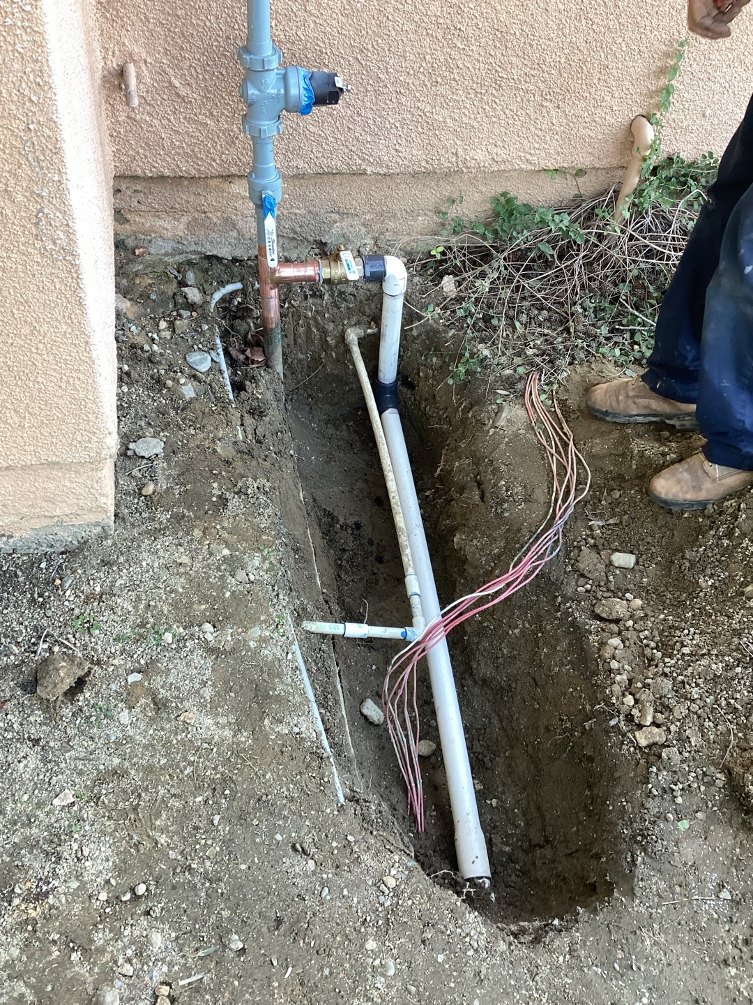 Customer wishes to add 1.5” irrigation shut off valve.  