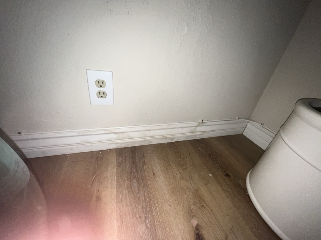 Customers had drywall damage to master bedroom as a result of a roof leak that has already been repaired. Damage is mostly isolated to ceiling and drywall surrounding window. 