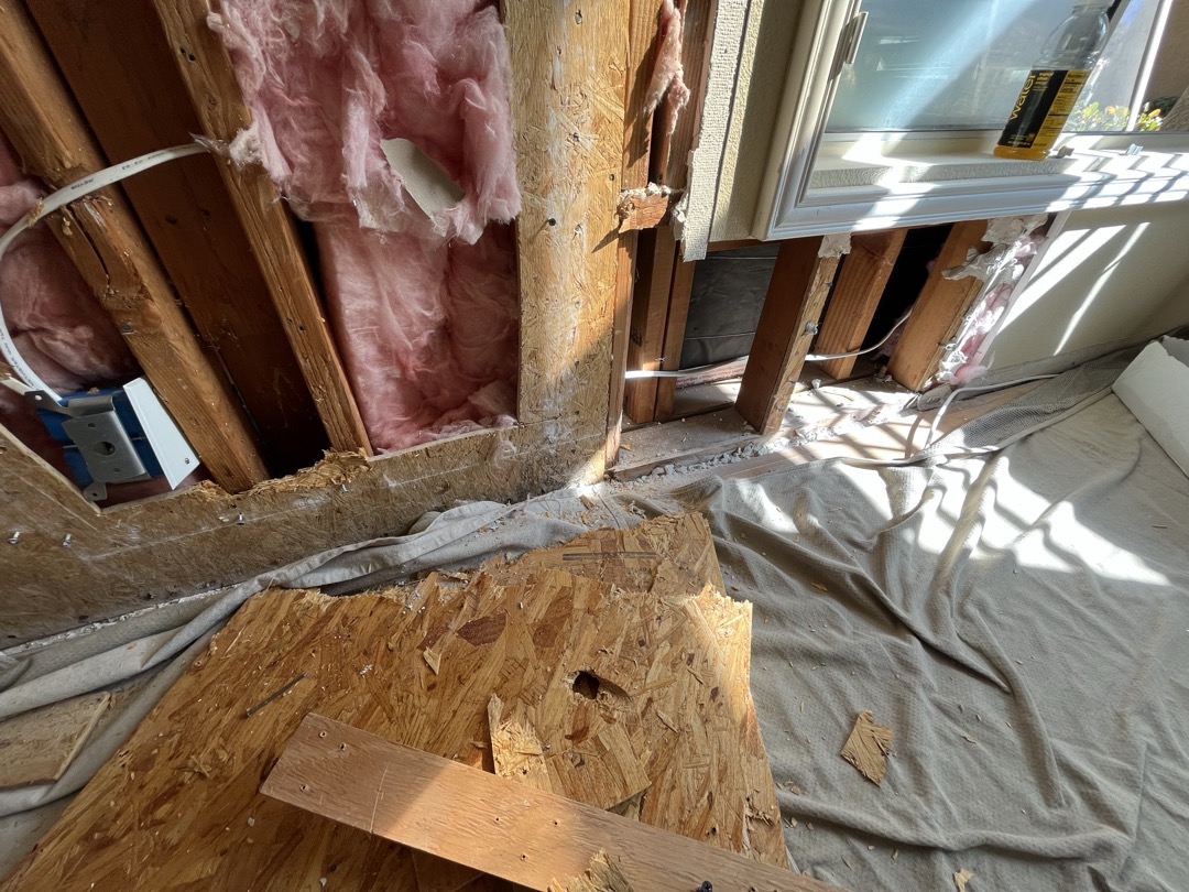 Customer performed their own at home mold test which came back positive for mold growth occurring to wall near window. Customer wishes to have the entire wall from window over to the left  removed as well as the fire block and have mold remediation performed. 

Performed mold remediation to wall. As well as performed leak test and found that window was allowing water to enter the home. Recommend having window specialist inspect. Also performed air testing of bedroom and everything came back clear. 