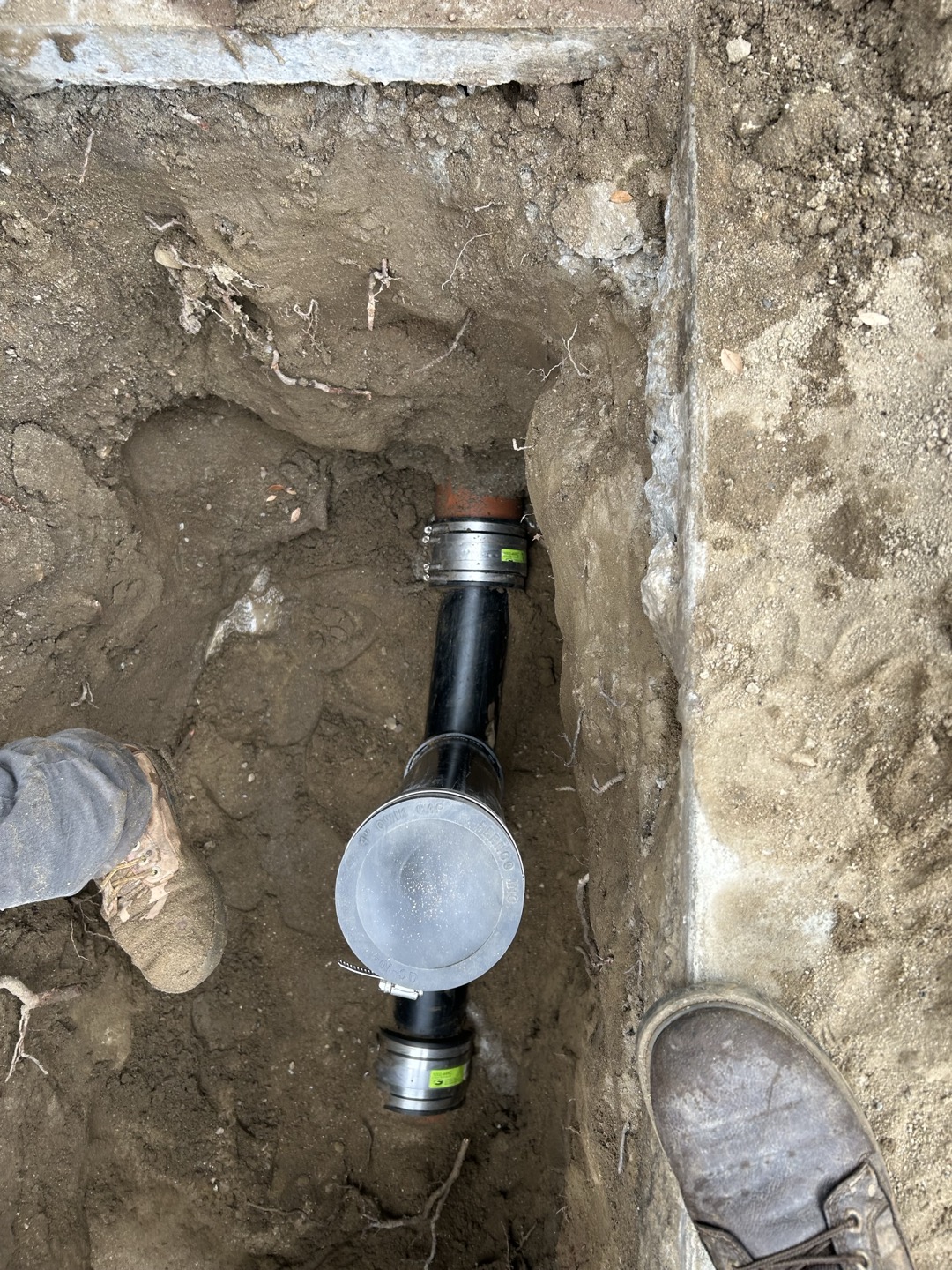 Customer has large root intrusion in sewer main located in front yard under driveway. Recommended performing repair to avoid further clogs. Once repair is performed we can follow up with camera inspection of rest of sewer main to view condition of pipe. Explained if they needed epoxy lining of sewer main from the repair out towards the city sewer they’d be looking at roughly $6,000-7,500. Once repair and camera inspection is performed we can provide more accurate price. 