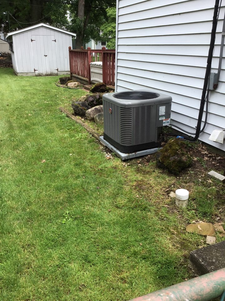 Rheem a/c tuned up for summer 