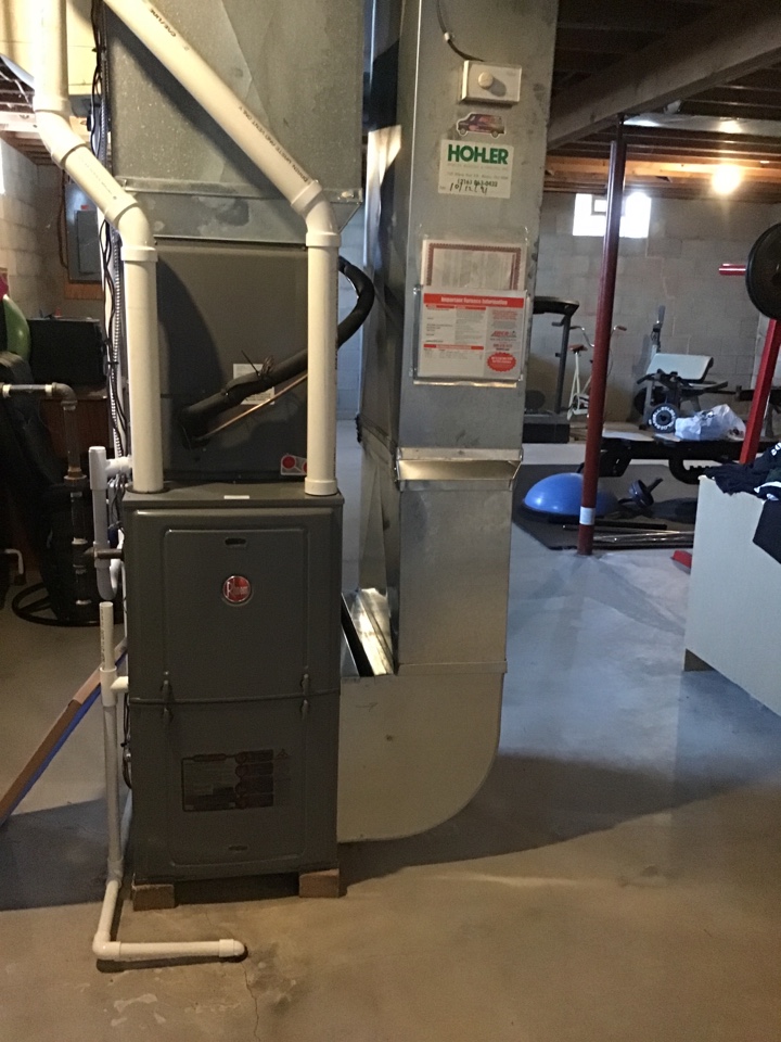 Rheem furnace and a/c tuned up