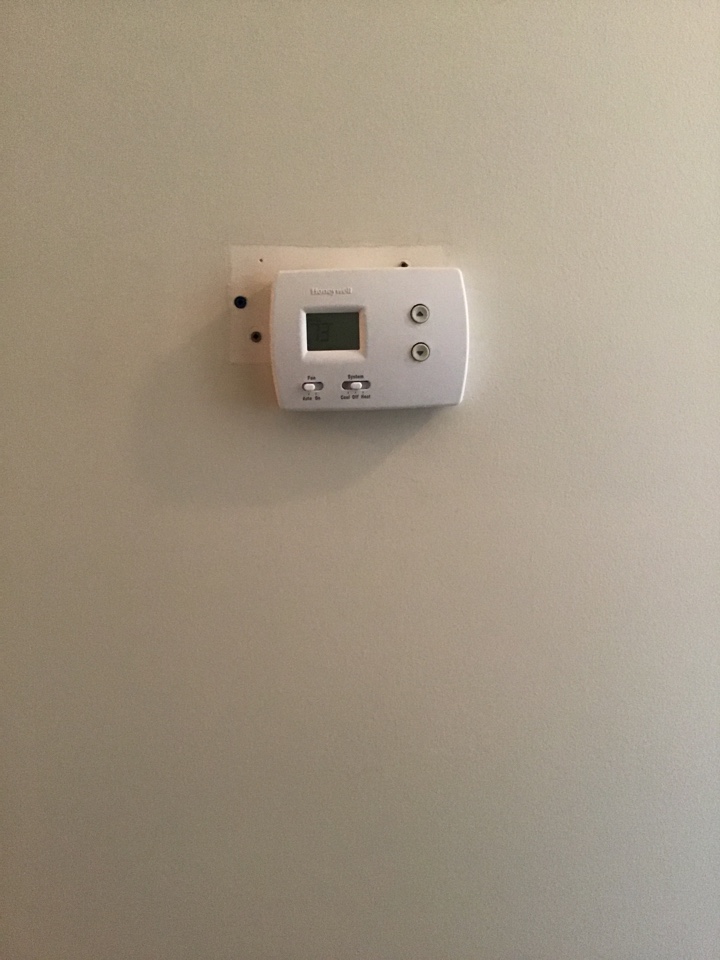 Installed new Honeywell thermostat 