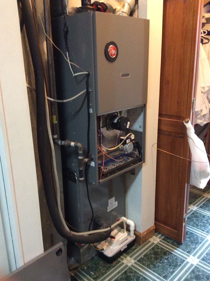 Rheem furnace tuneup, maintenance check