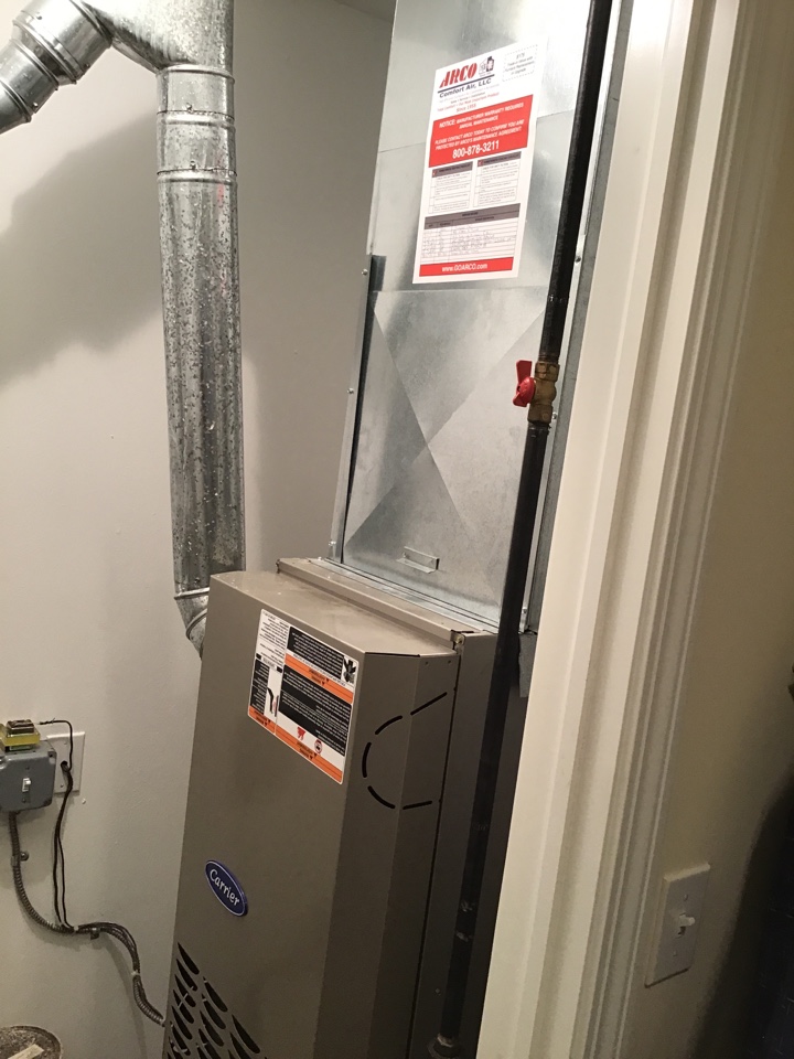 Carrier A/C and furnace tune-up