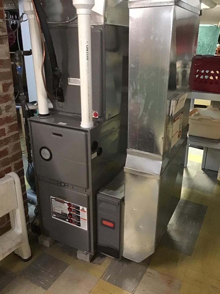 Rheem furnace tuned up