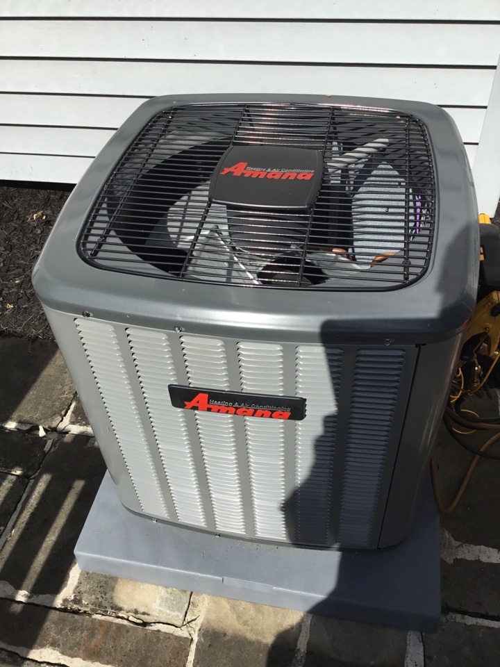 Performed ac tune up on amana 410a system