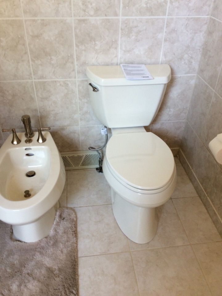 Just got done installing this toilet 