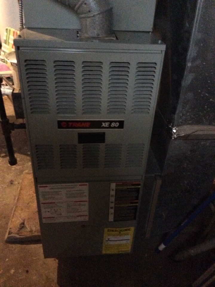 Trane furnace tune up all ready for winter 