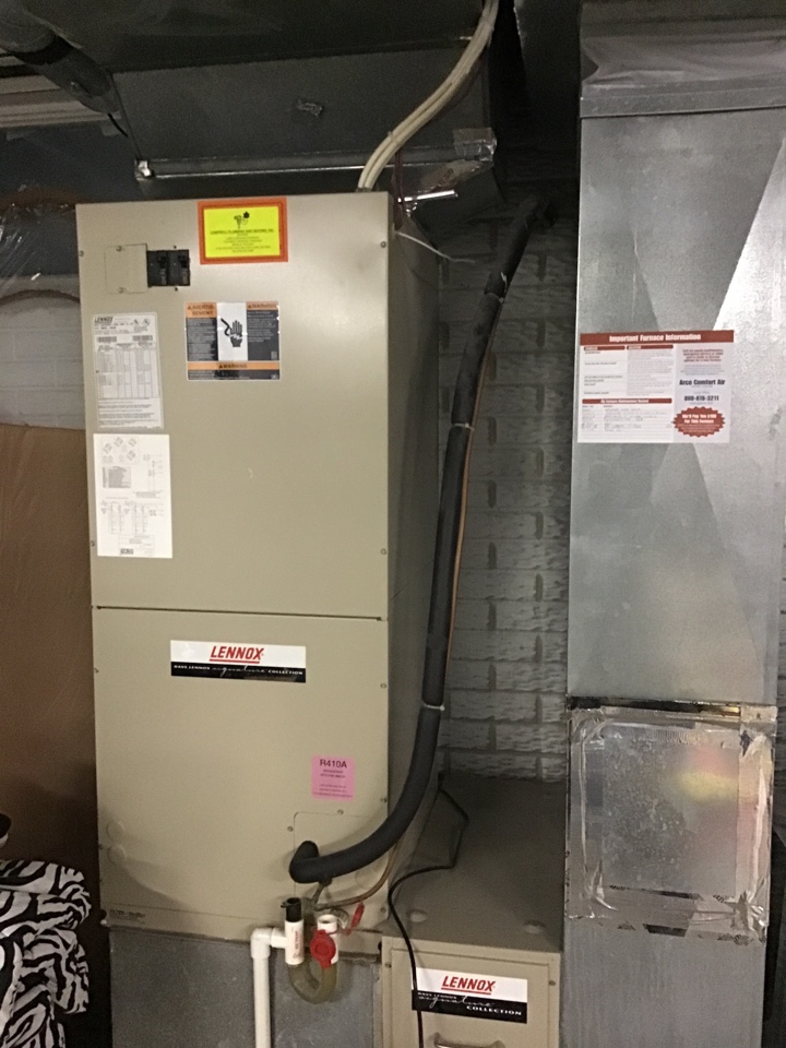 Lennox heat pump tuned up