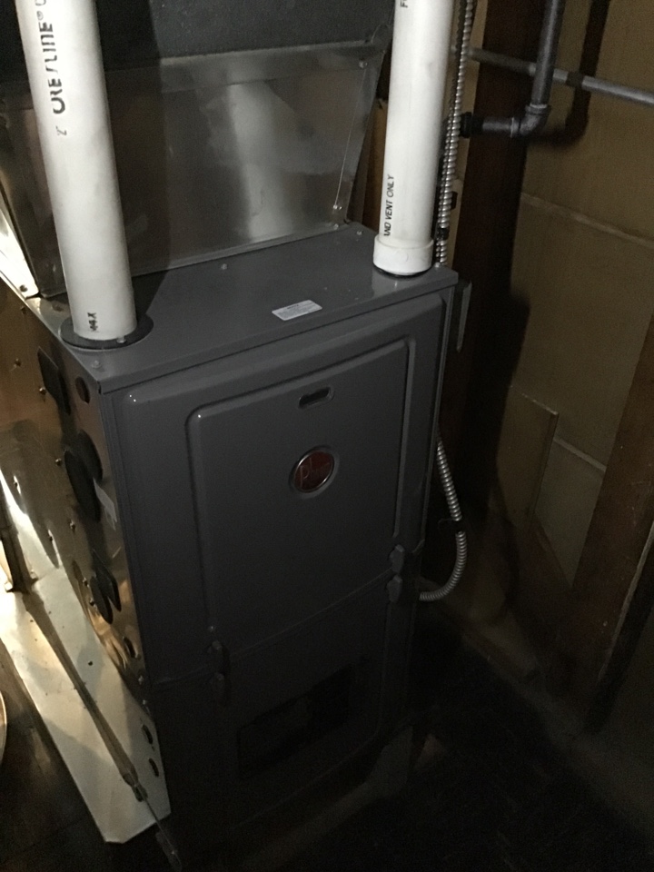 Rheem furnace tuned up